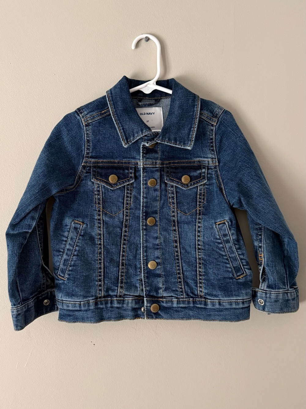 Old Navy Kids Denim Jacket in Dark Blue Wash